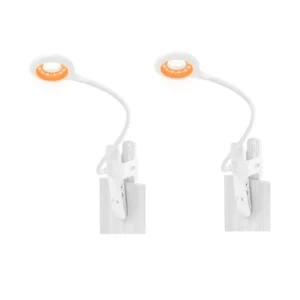 Pack Of 2 LED Reading Light, Eye Protection Desk Lamp for Home Book, Bed & Computer